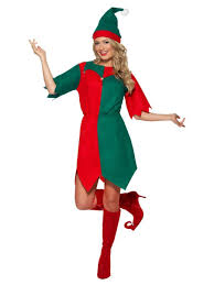 Ladies Elf Costume by Smiffys