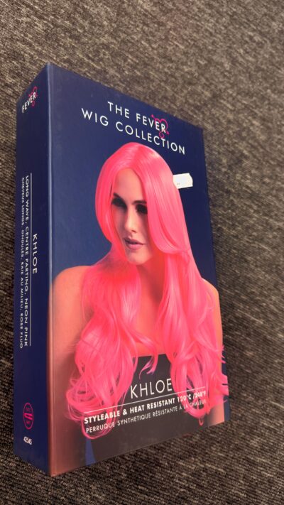 Khloe 22inch Neon Pink Wig